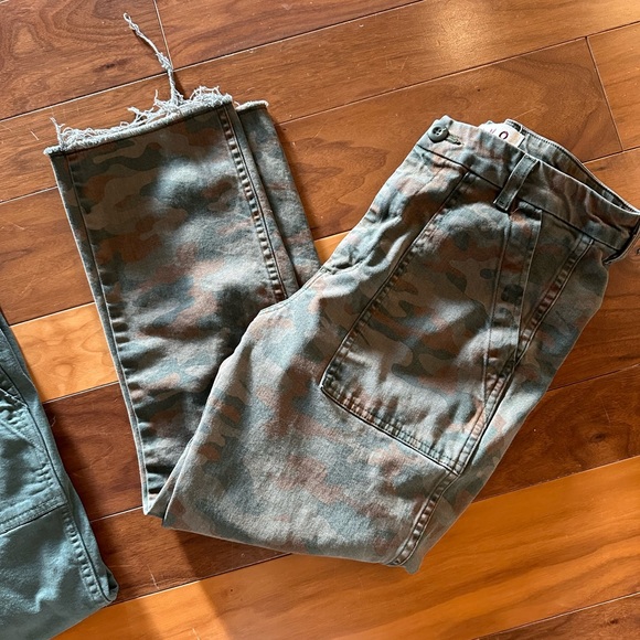 AMO Denim 2 pairs of pants   olive green     Multi color army - Picture 3 of 3